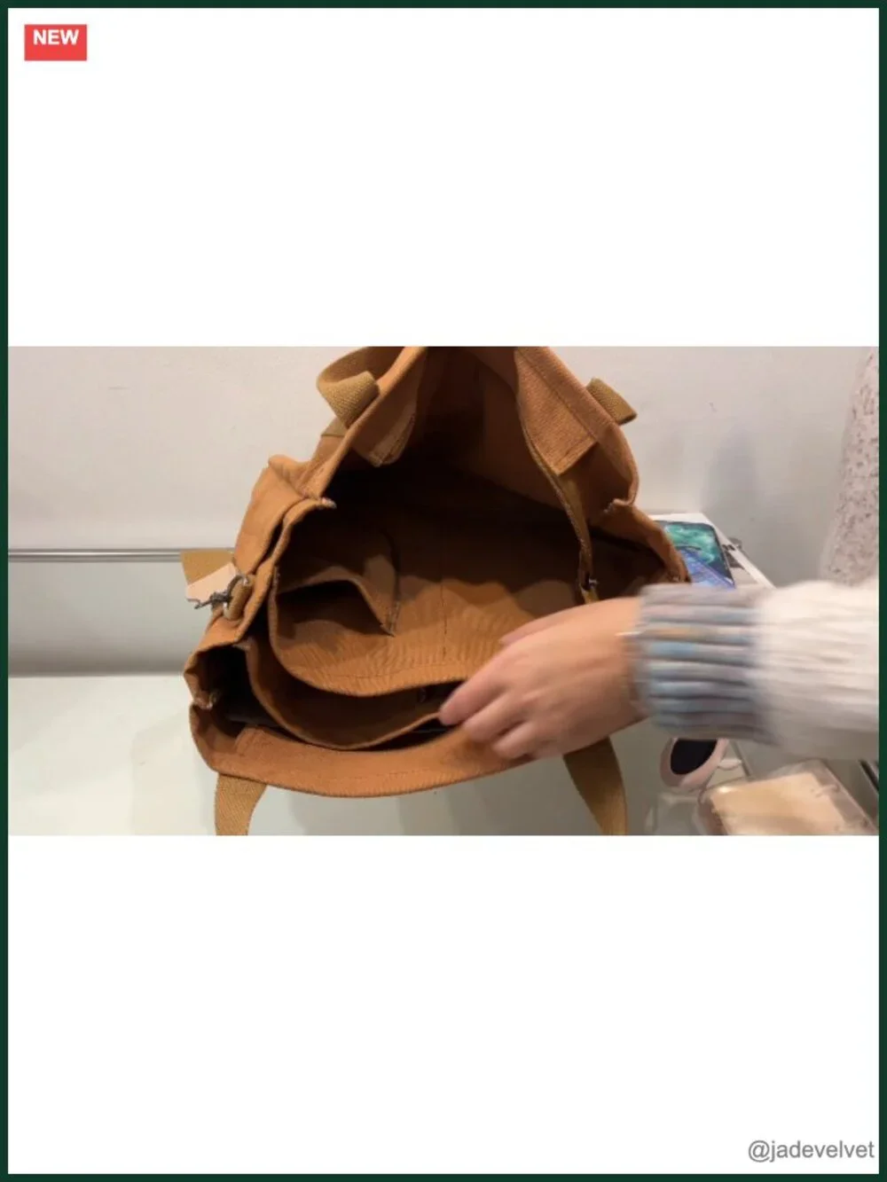 Canvas Crossbody Tote Bag Laptop Work Handbag Messenger Travel Shoulder Bag